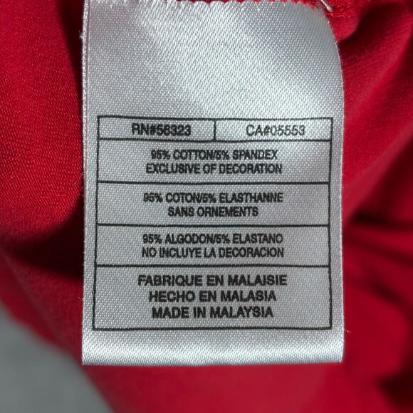 Vintage Nike Red Mock Neck Long Sleeve Shirt Men’s L - Picture 5 of 6